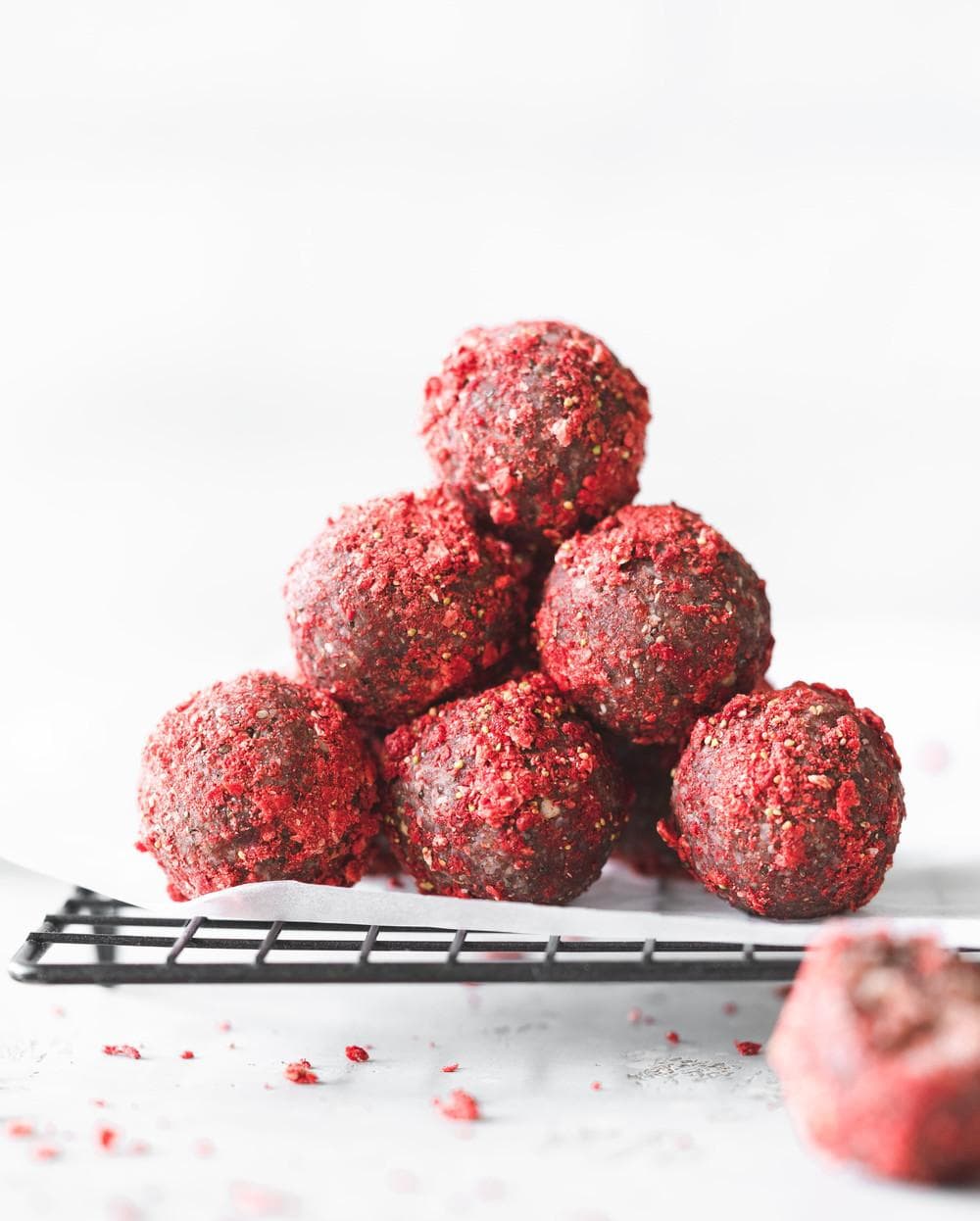 Frambuesa + Chocolate Balls